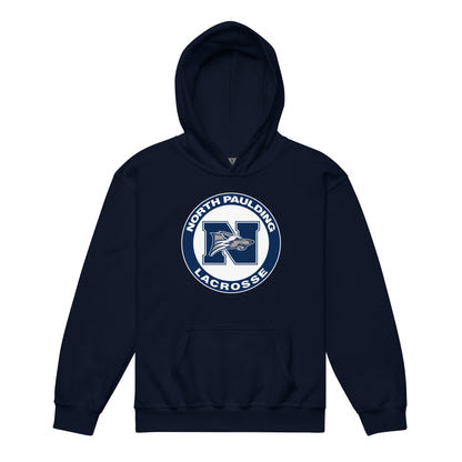 Classic | Youth Hoodie | North Paulding Lacrosse | Badge Logo