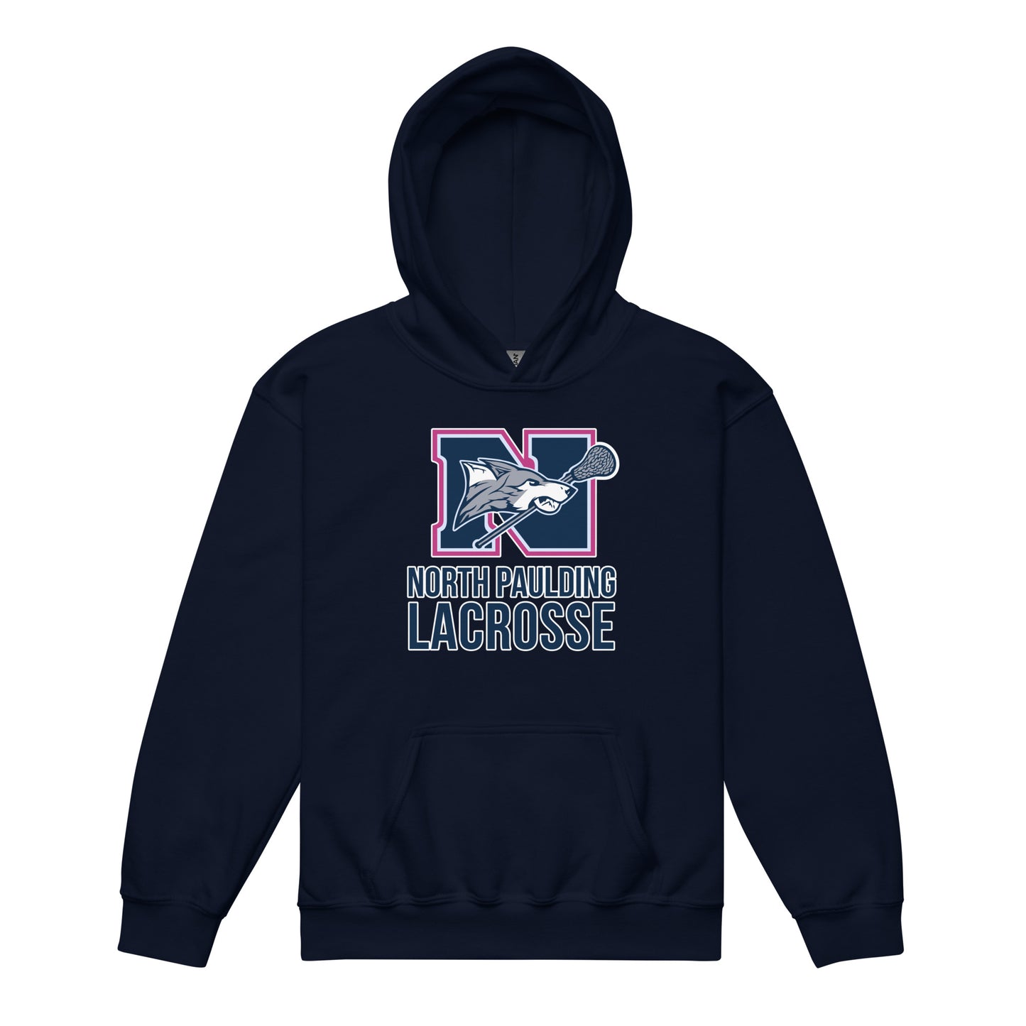 Classic | Youth Hoodie | North Paulding Lacrosse | Vanguard Logo