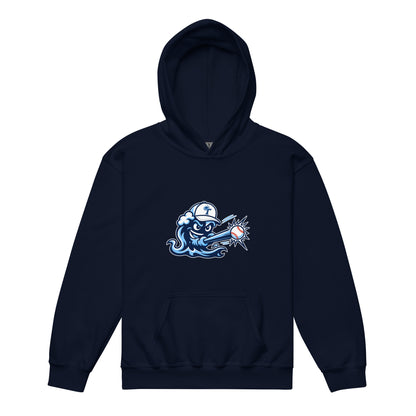 Classic | Youth Hoodie | Long Island Tides Baseball | Mascot Logo