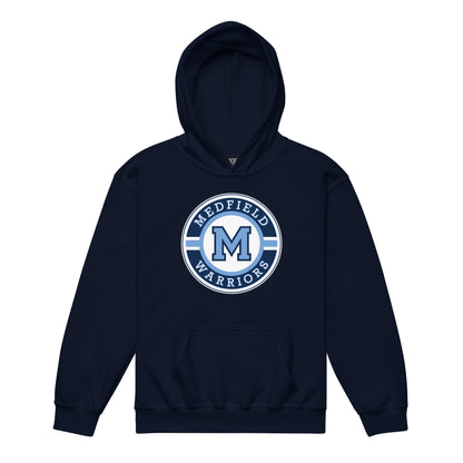 Classic | Youth Hoodie | Medfield Softball | Badge Logo