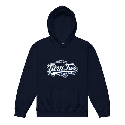 Classic | Youth Hoodie | Texas Turn Two Baseball | Athletics Logo