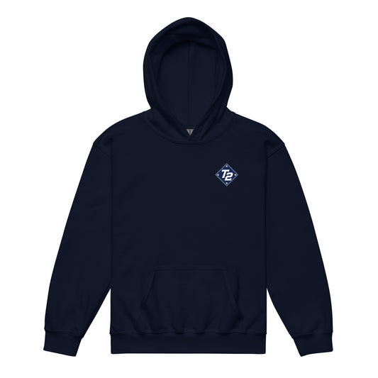 Classic | Youth Hoodie | Texas Turn Two Baseball | Crest Logo