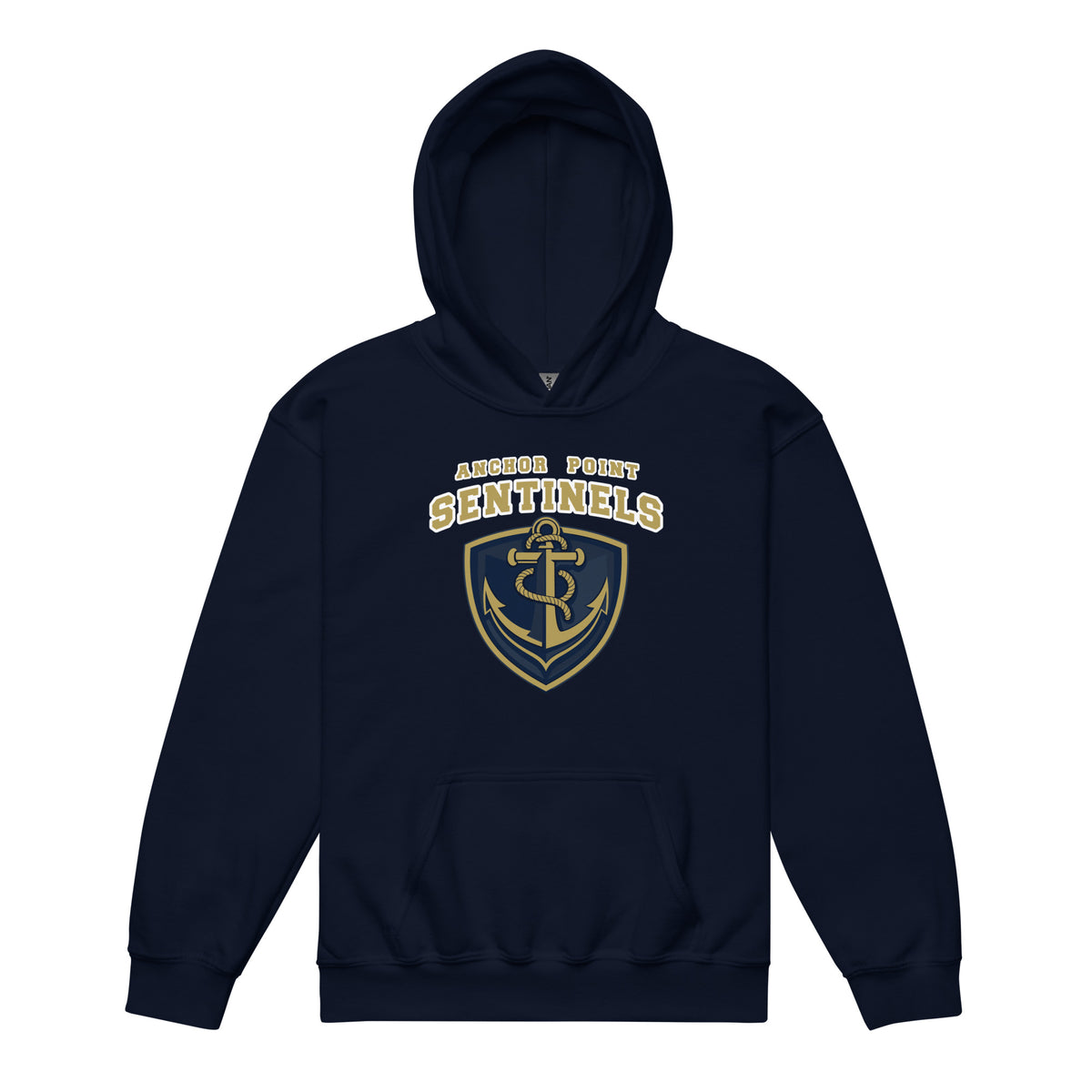 Classic | Youth Hoodie | Anchor Point | Crest Logo