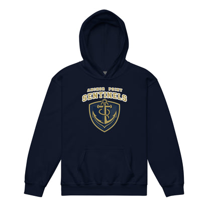 Classic | Youth Hoodie | Anchor Point | Crest Logo