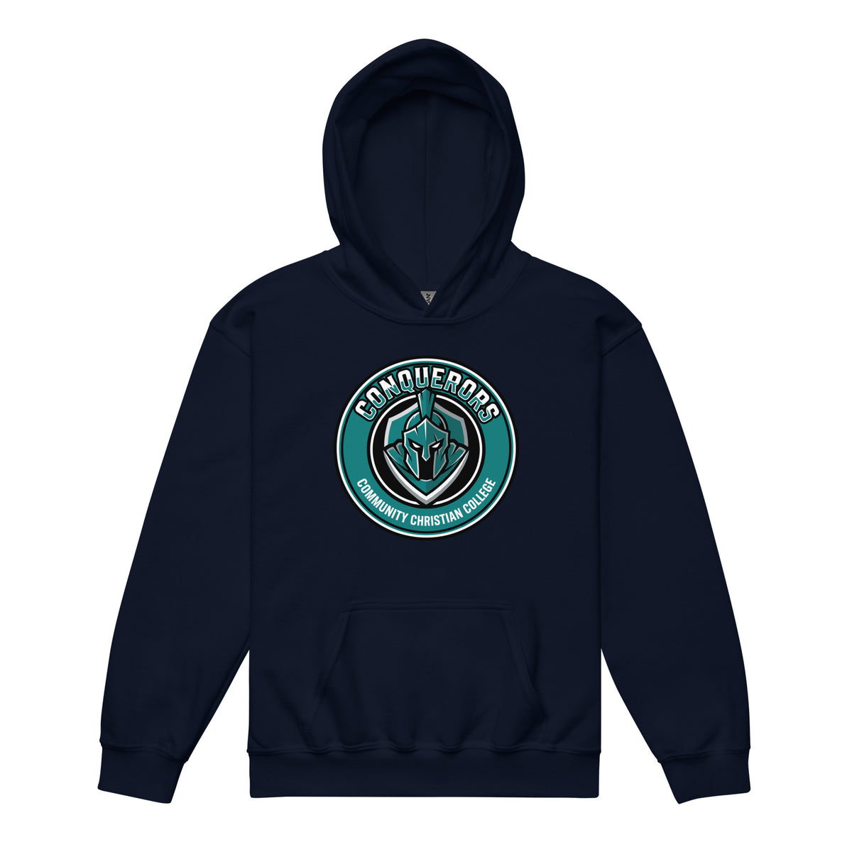Classic | Youth Hoodie | Community Christian College | Badge Logo