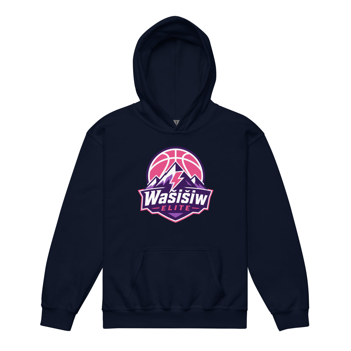 Classic | Youth Hoodie | Wašišiw Elite | Emblem Logo