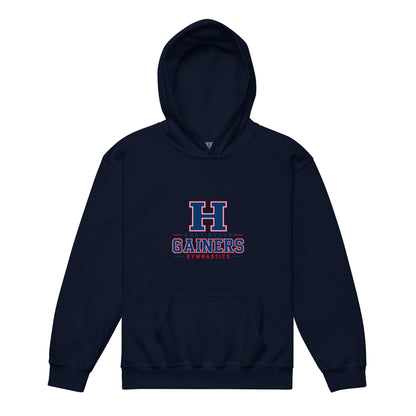 Classic | Youth Hoodie | HCC Gymnastics | Gainers Emblem Logo