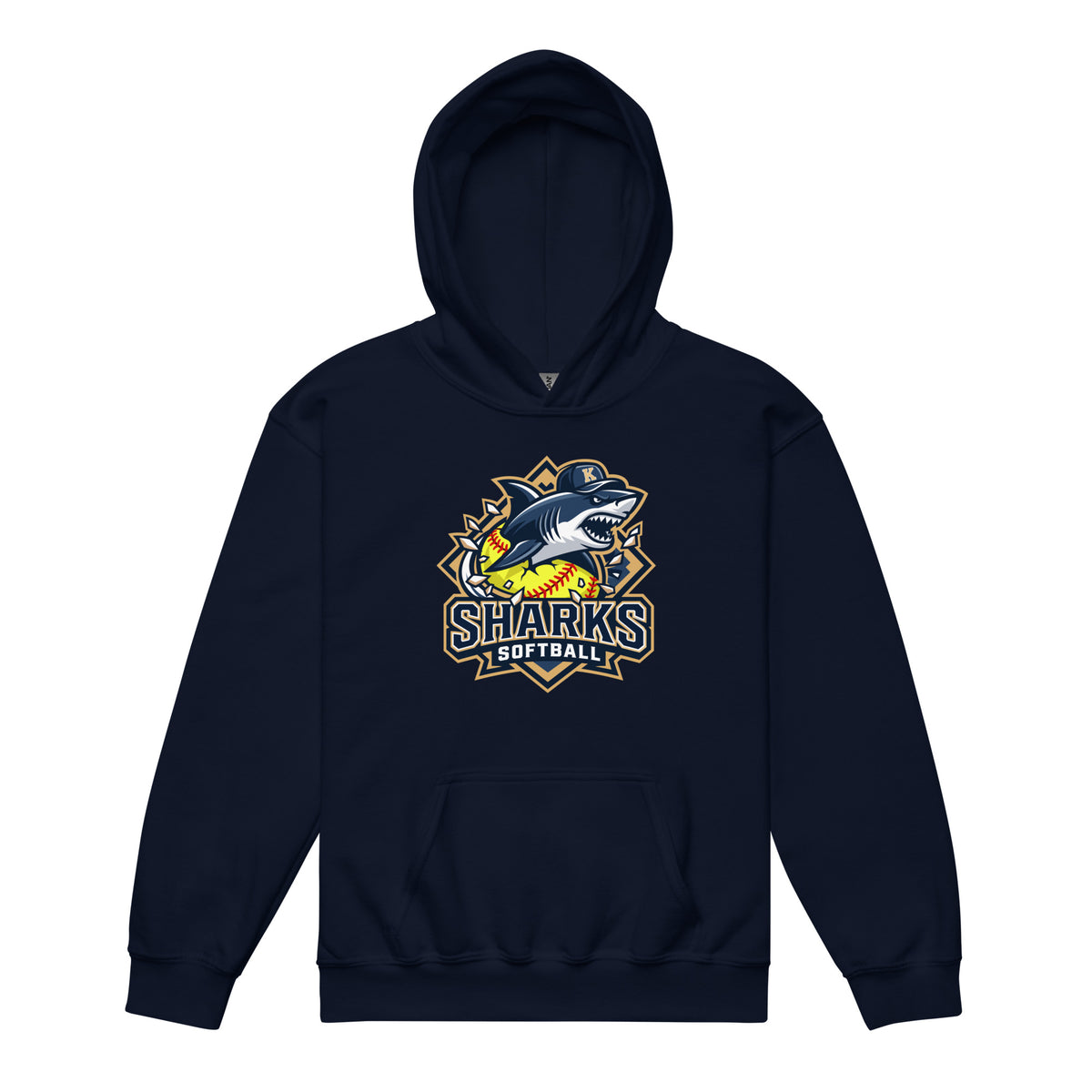Classic | Youth Hoodie | Sharks Diamond Sports | Crest Logo