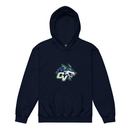 Classic | Youth Hoodie | Cumberland Valley Coyotes Football | Crest Logo