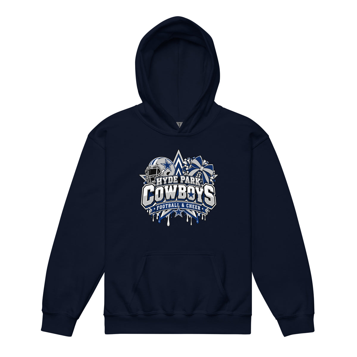 Classic | Youth Hoodie | Hyde Park Cowboys | Crest Logo