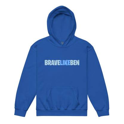 Classic | Youth Hoodie | Brave Like Ben | Wordmark Logo