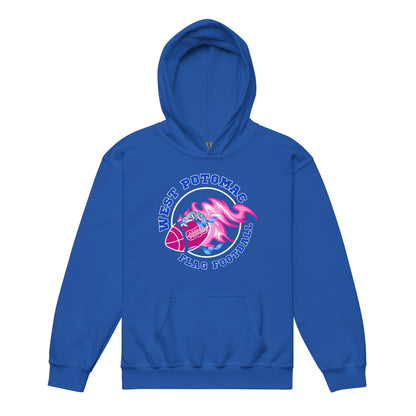 Classic | Youth Hoodie | West Potomac Flag Football | Crest Logo