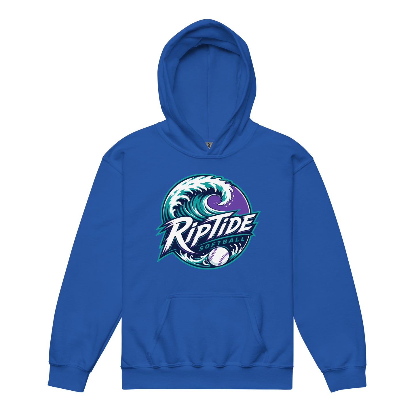 Classic | Youth Hoodie | RipTide Softball | Emblem Logo