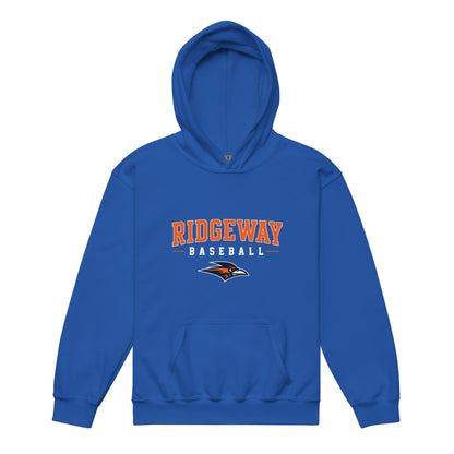 Classic | Youth Hoodie | Ridgeway High School Baseball | Emblem Logo