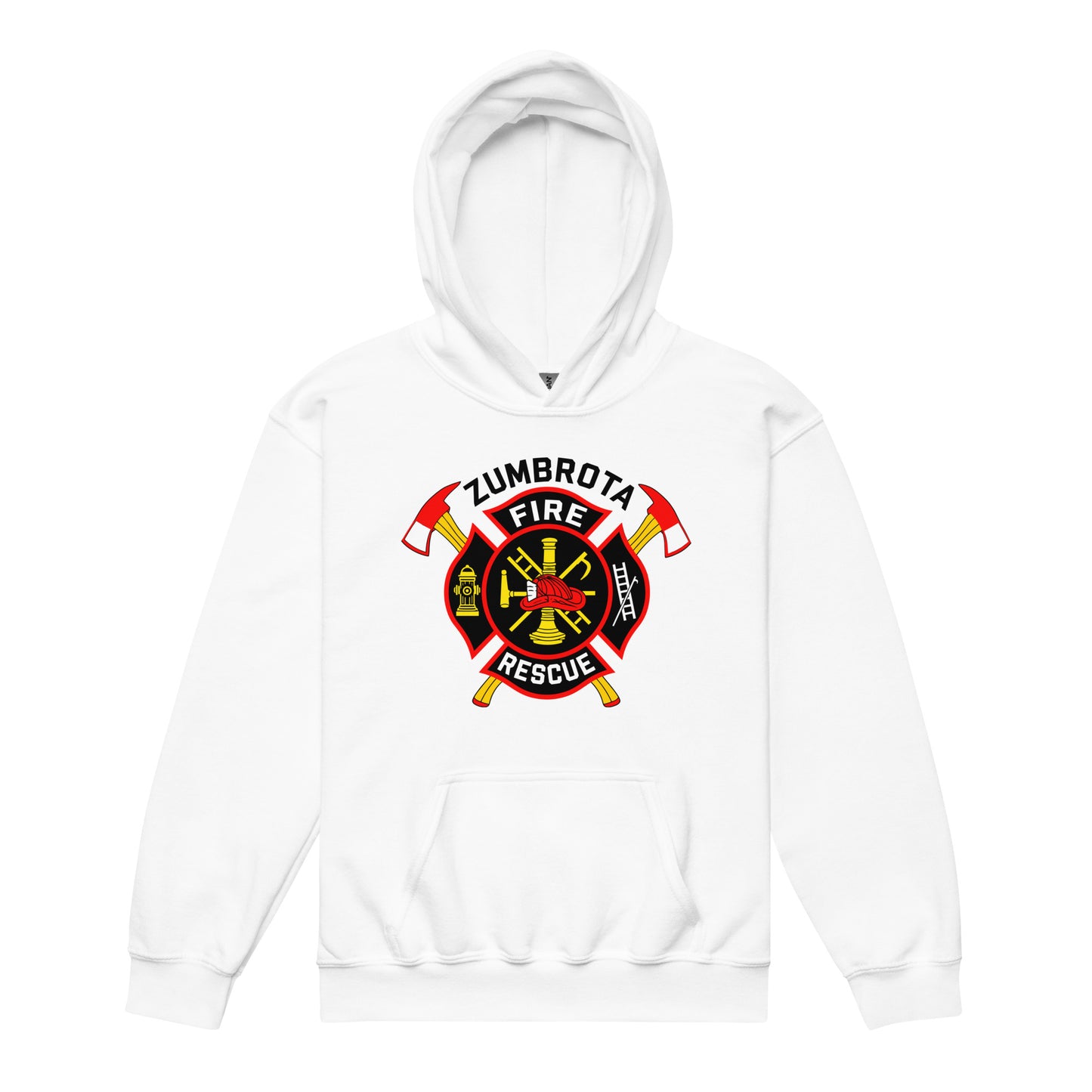 Classic | Youth Hoodie | Zumbrota Fire Department | Vanguard Logo