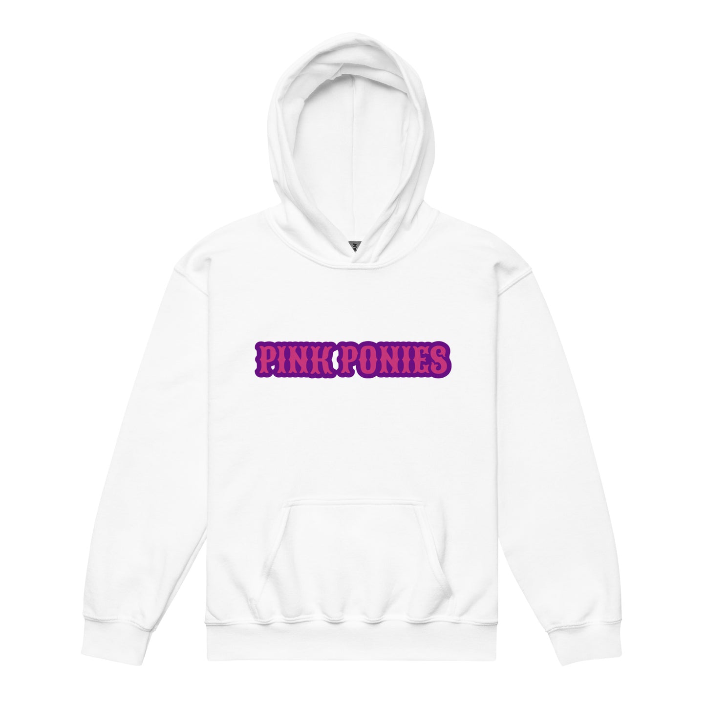Classic | Youth Hoodie | Pink Pony Athletic Club | Script Logo