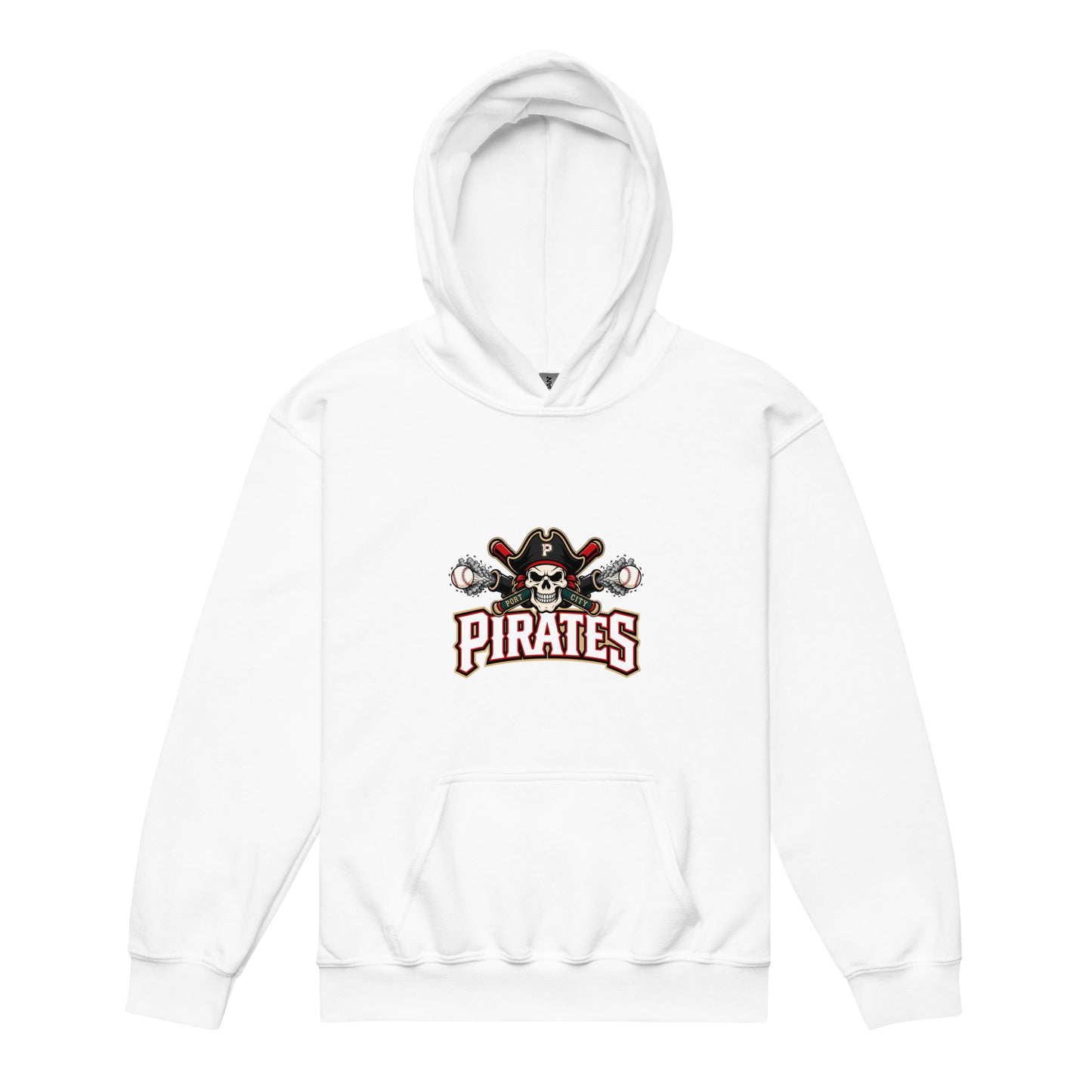 Classic | Youth Hoodie | Port City Pirates | Cannonball Portside Logo