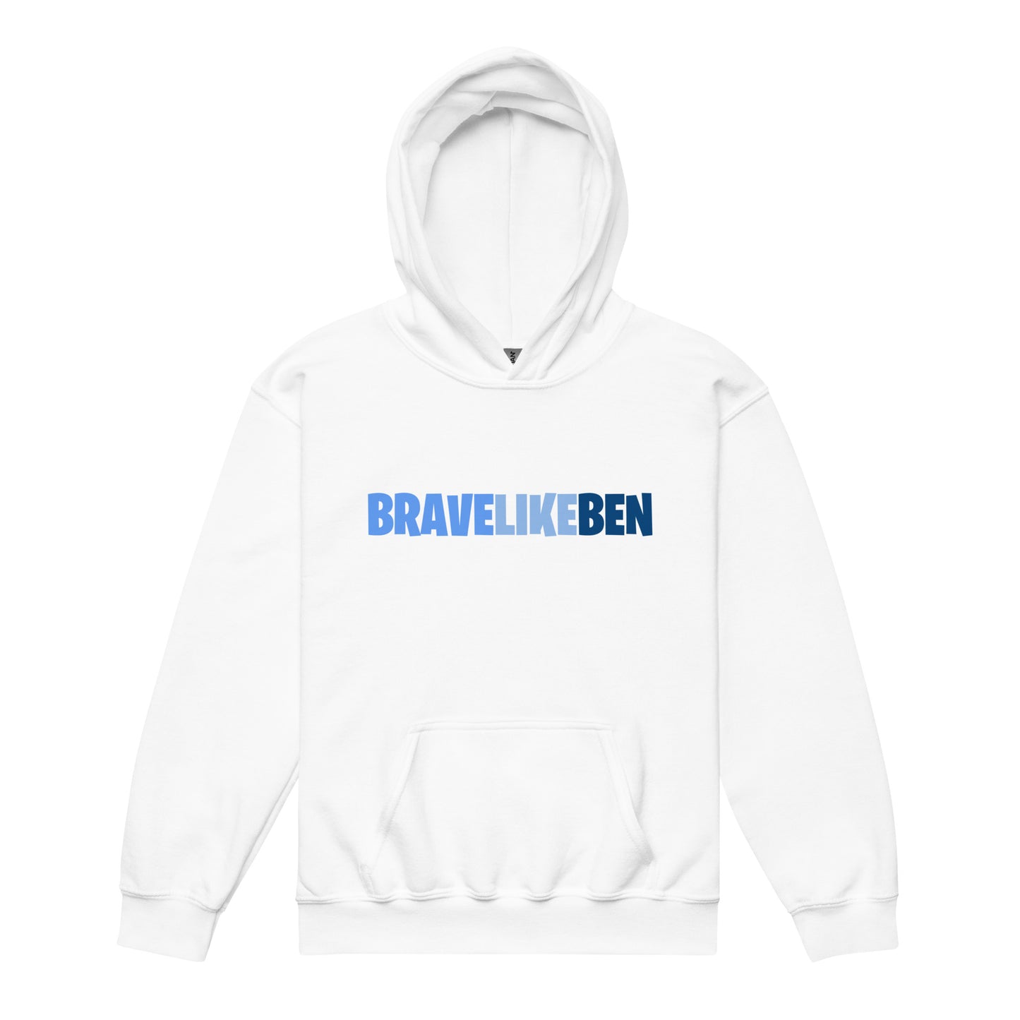Classic | Youth Hoodie | Brave Like Ben | Workmark Logo