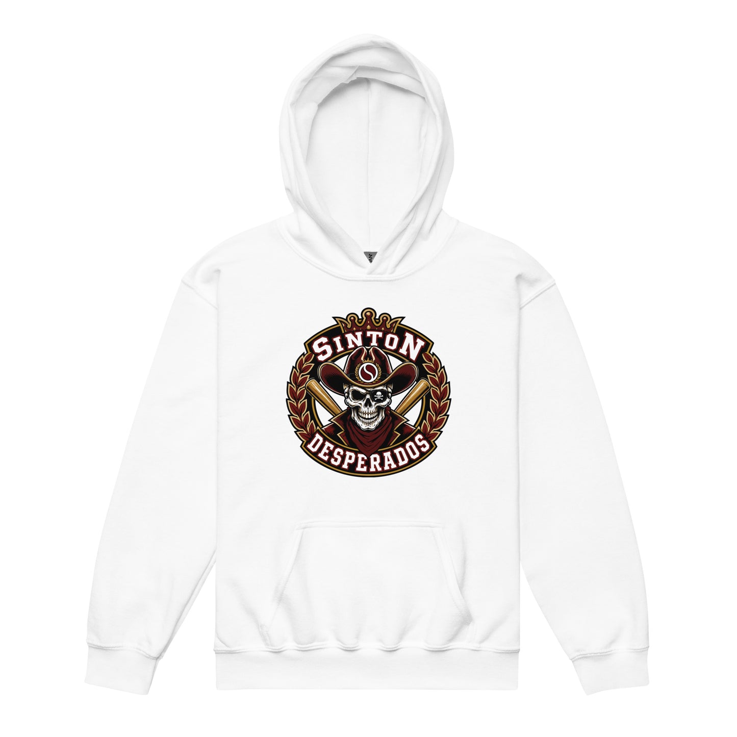 Classic | Youth Hoodie | Sinton Desperados Baseball | Ridge Varsity Logo