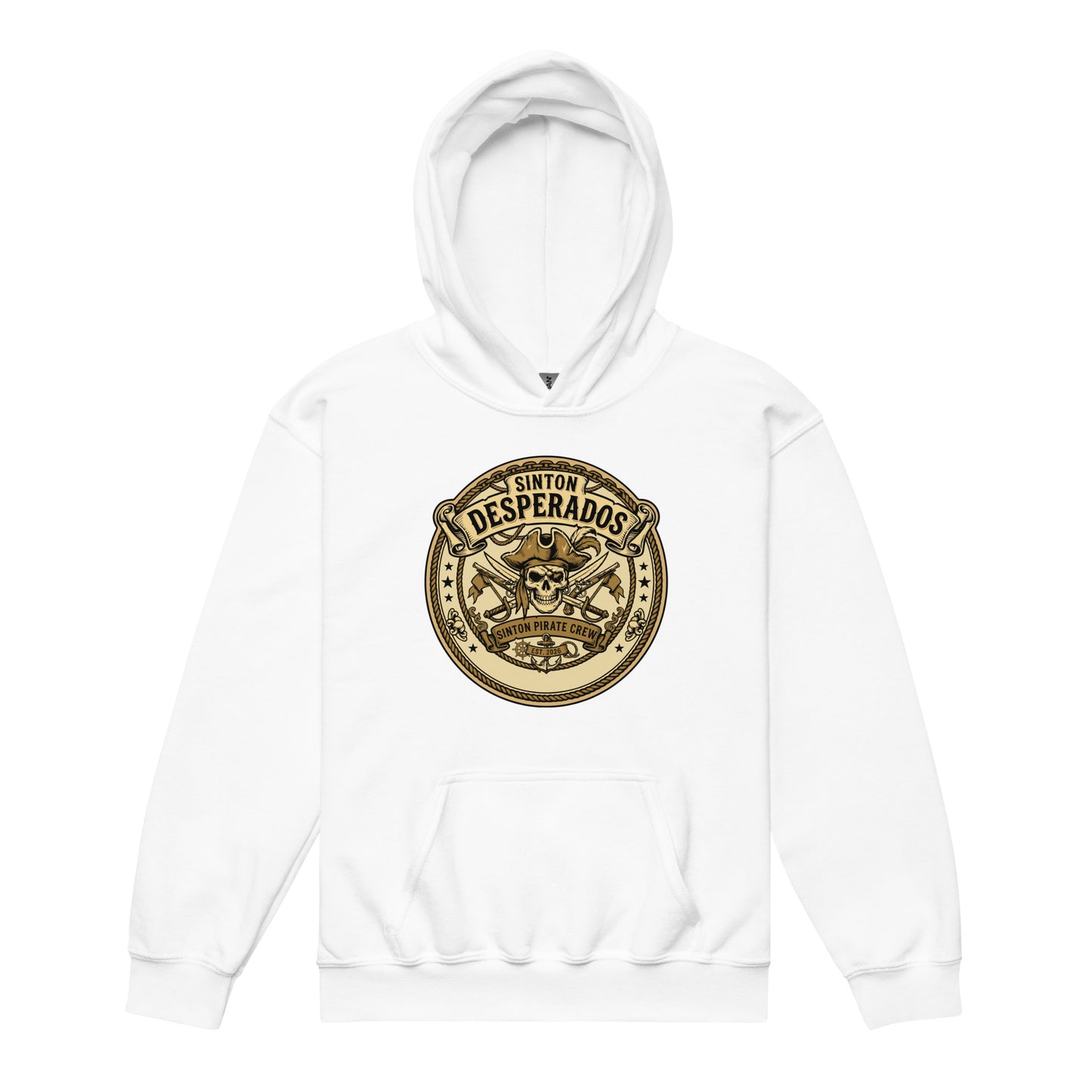 Classic | Youth Hoodie | Sinton Desperados Baseball | Badge Logo