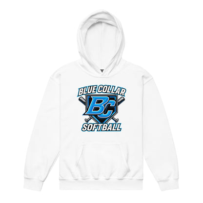 Classic | Youth Hoodie | Blue Collar Softball 2034 | Shield Logo