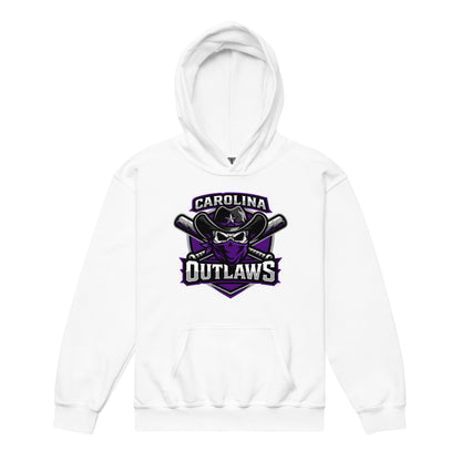 Classic | Youth Hoodie | Carolina Outlaws Baseball | Shield Logo