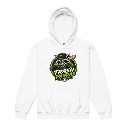 Classic | Youth Hoodie | Trash Pandas Baseball Organization | Mascot Logo