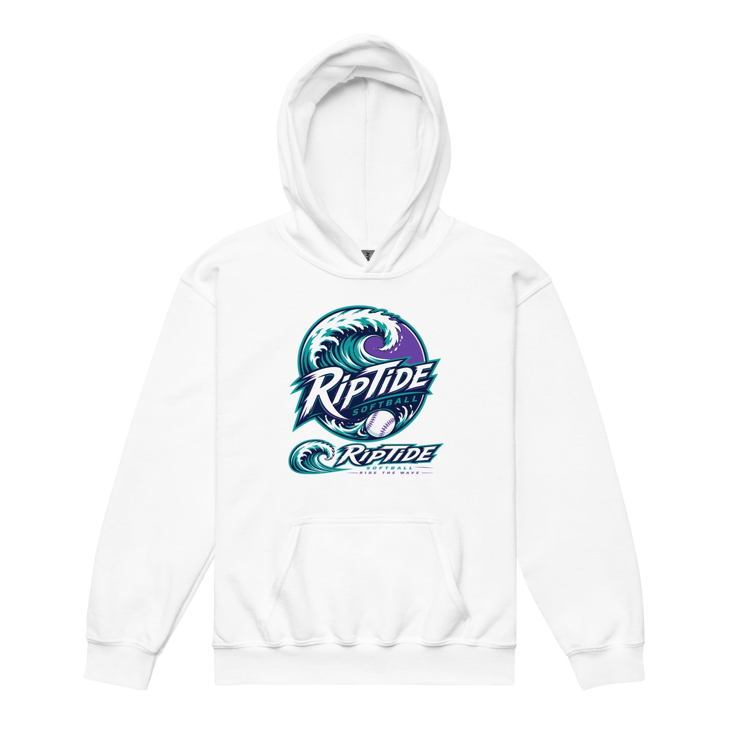 Classic | Youth Hoodie | RipTide Softball | Crest Logo