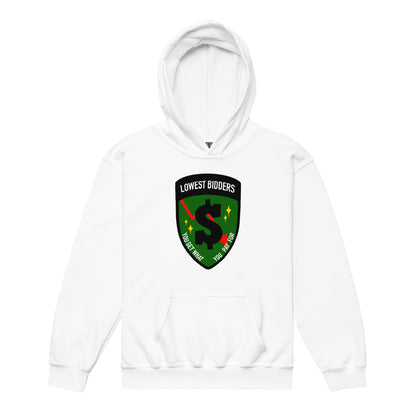 Classic | Youth Hoodie | The Lowest Bidders | Emblem Logo