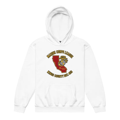 Classic | Youth Hoodie | Marine Corps League kings County Det 455 | Crest Logo
