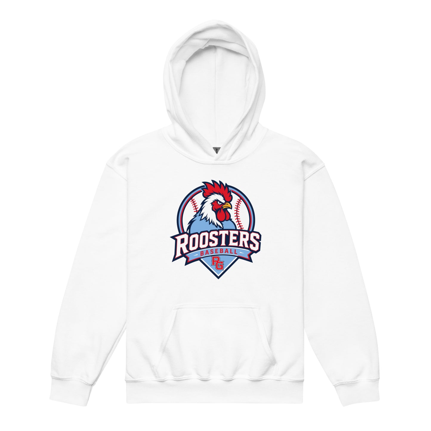 Classic | Youth Hoodie | Rooster Nation | Athletic Crest Logo