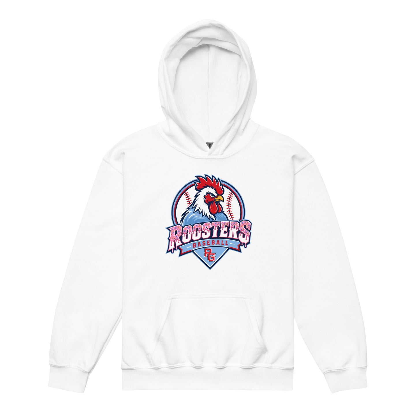 Classic | Youth Hoodie | Rooster Nation | Emblem Logo