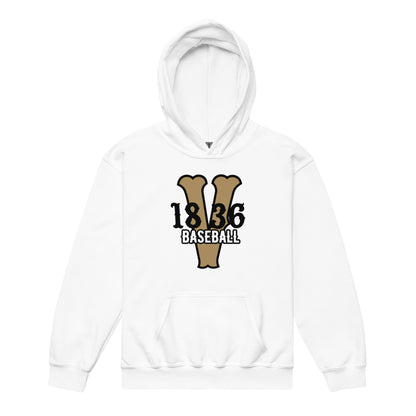 Classic | Youth Hoodie | 1836 Volunteers Baseball | Crest Logo