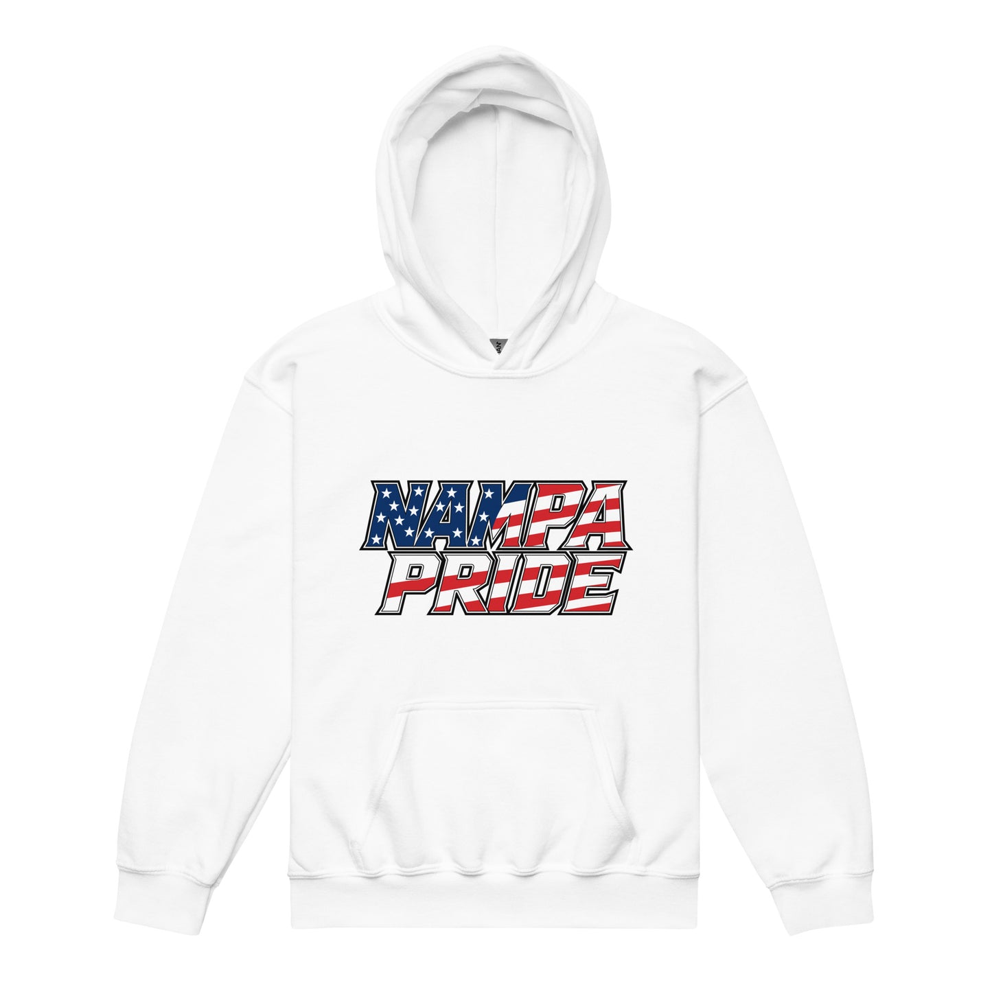 Classic | Youth Hoodie | Nampa Pride | Modern Script Logo