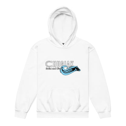 Classic | Youth Hoodie | Chugiak Mustang Swim & Dive | Emblem Logo