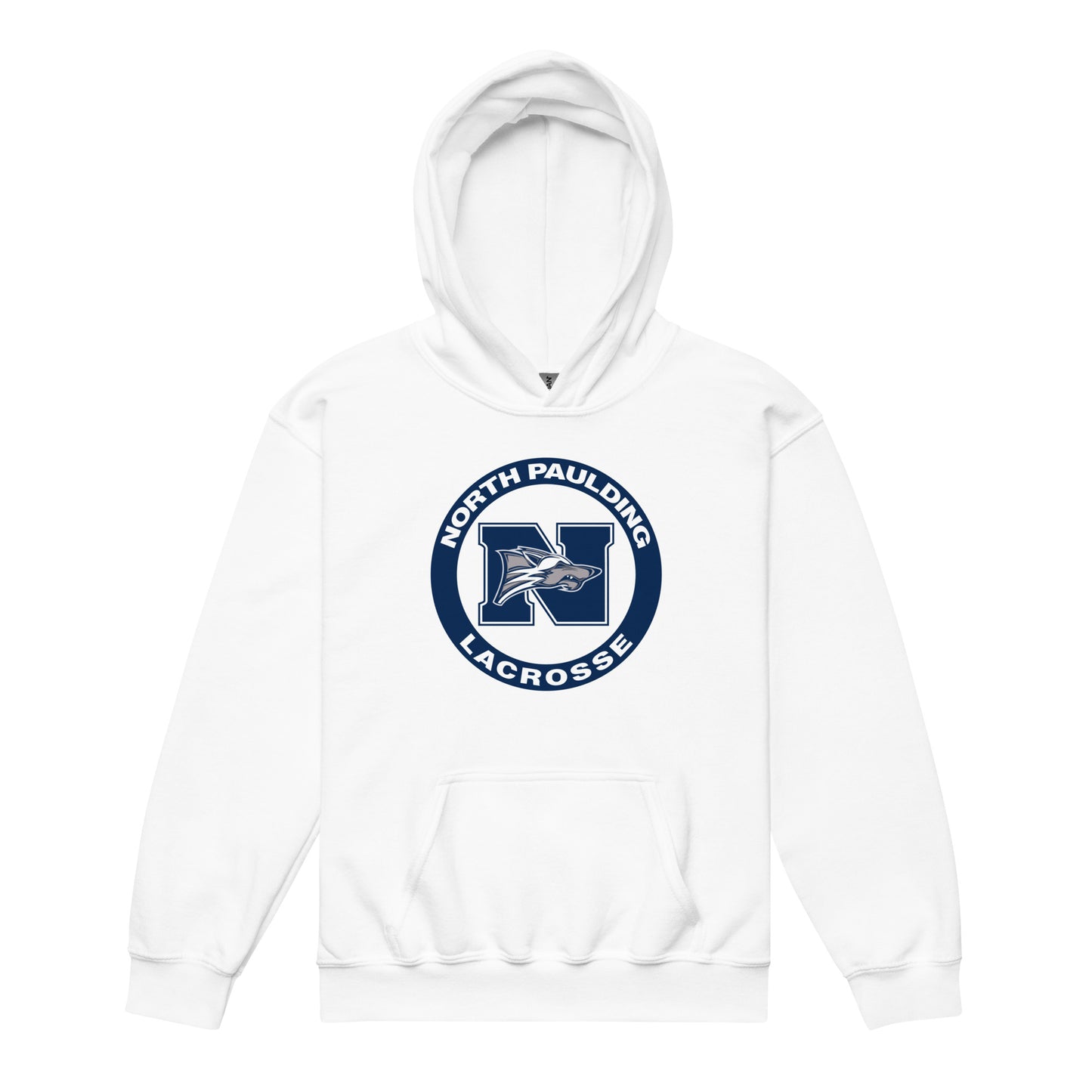 Classic | Youth Hoodie | North Paulding Lacrosse | Badge Logo