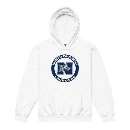 Classic | Youth Hoodie | North Paulding Lacrosse | Badge Logo