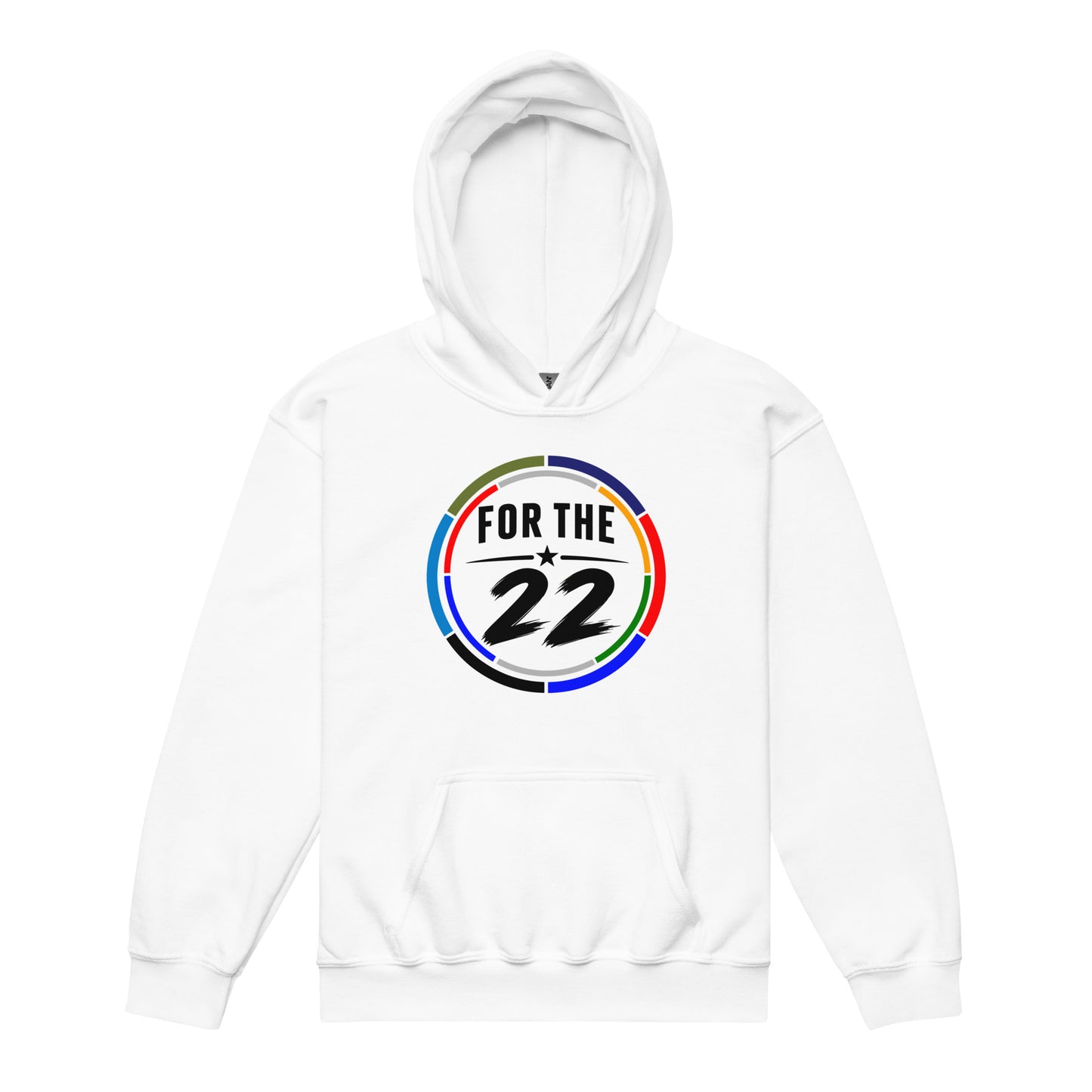 Classic | Youth Hoodie | For the 22 | Honor Athletics Logo