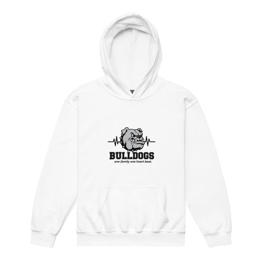 Classic | Youth Hoodie | Celina Recreational Football Black | Bulldogs Crest Logo