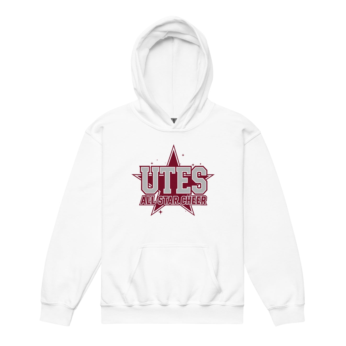 Classic | Youth Hoodie | Utes Allstar Cheer | Crest Logo