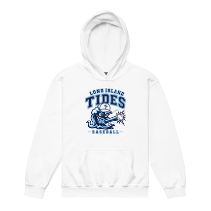 Classic | Youth Hoodie | Long Island Tides Baseball | Valor Logo
