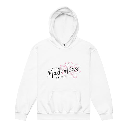 Classic | Youth Hoodie | Pink Magnolias Dance | Lettermark Logo