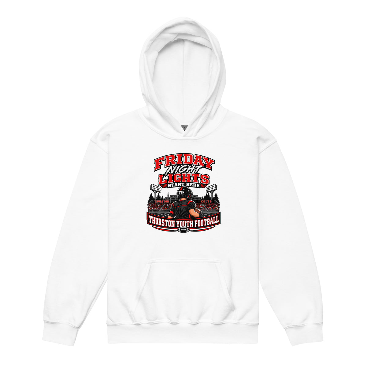 Classic | Youth Hoodie | Thurston Youth Football | Vanguard Logo