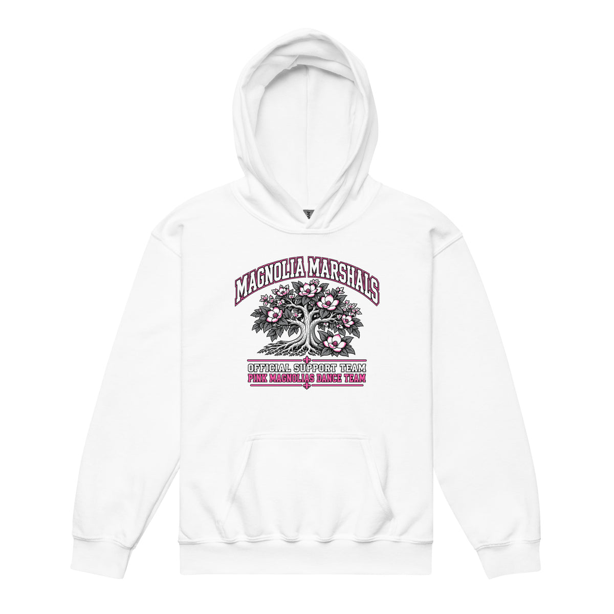 Classic | Youth Hoodie | Pink Magnolias Dance | Crest Logo