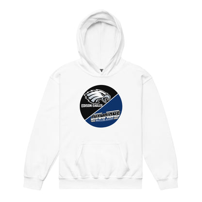 Classic | Youth Hoodie | Edison Eagles/CWA Wrestling | Badge Logo