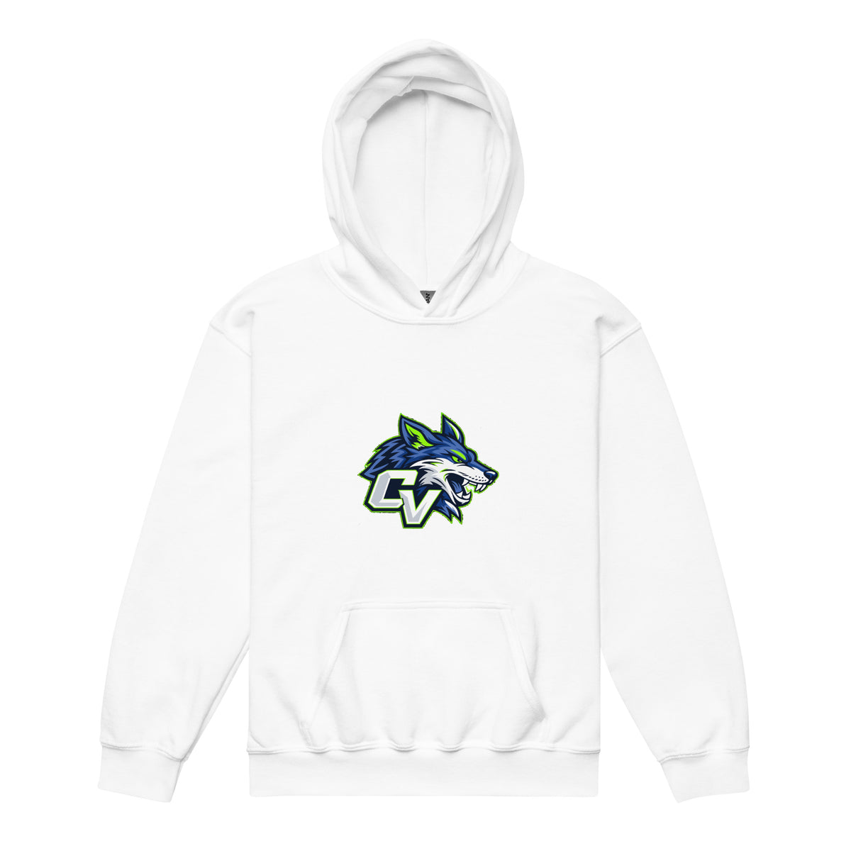 Classic | Youth Hoodie | Cumberland Valley Coyotes Football | Crest Logo