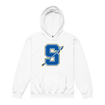 Classic | Youth Hoodie | Senatobia Warriors Baseball | Lettermark Logo