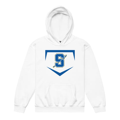 Classic | Youth Hoodie | Senatobia Warriors Baseball | Valor Logo