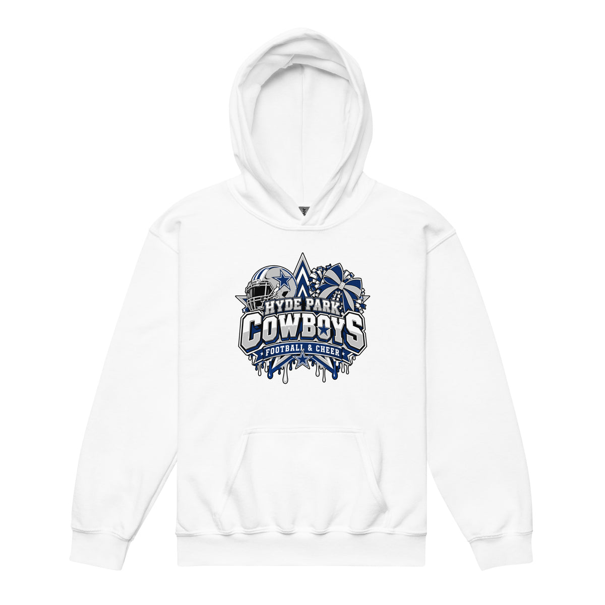 Classic | Youth Hoodie | Hyde Park Cowboys | Crest Logo