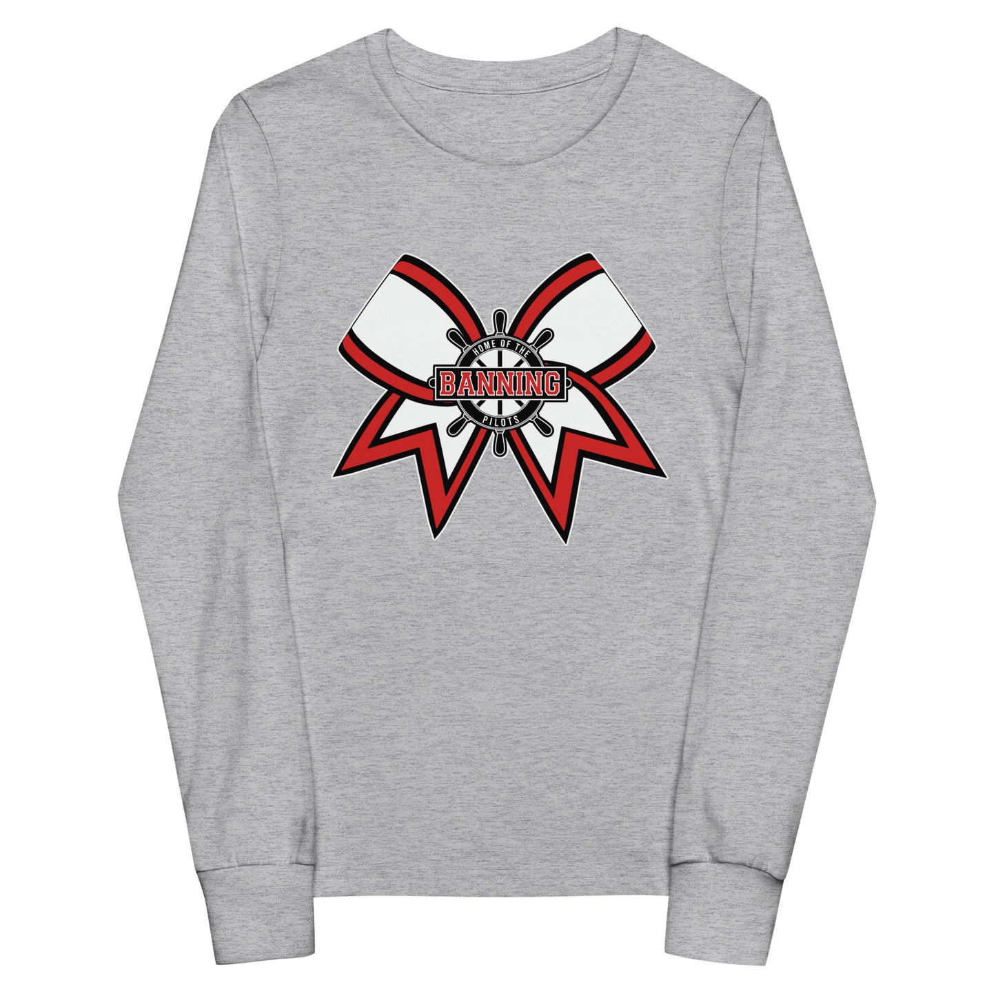 Performance | Youth Long Sleeve T-Shirt | BHS Coed Cheer | Bow Logo